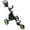 Black Green, variant on Limorve All‑Terrain Foldable Aluminum Golf Push Cart, Wide‑Track Walking Golf Trolley with Cooler Storage, Drink & Scorecard Holder, 3 Maintenance‑Free EVA Wheels for Golf Course
