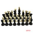 thumbnail image 1 of 32 piezas de ajedrez PP plástico 9,5 cm rey figuras piezas de ajedrez adultos niños juego de torneo de ajedrez juguete Inevent FN0080-00B, 1 of 7