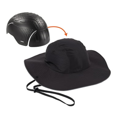 Ergodyne Skullerz 8957 Lightweight Ranger Hat and Bump Cap Insert, Black,