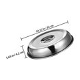 thumbnail image 2 of FOMIYES 3Ud Cubierta De Acero Inoxidable Para Dome Protector Antisalpicaduras Plata, 2 of 8