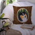 thumbnail image 3 of Carolines Treasures SS8140PW1414 Sheltie Fabric Decorative Pillow, 14Hx14W, multicolor, 3 of 4