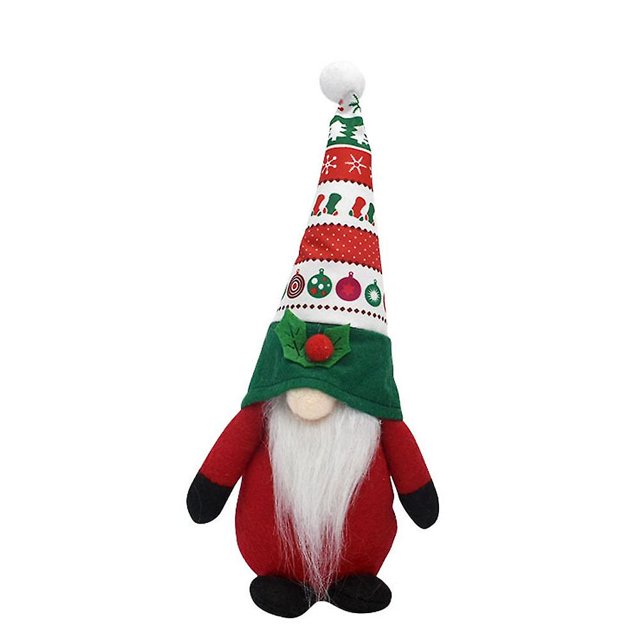 Duende navideño sin rostro, muñeco de peluche hecho a mano, gnomos decorativos, compatible con la decoración del hogar