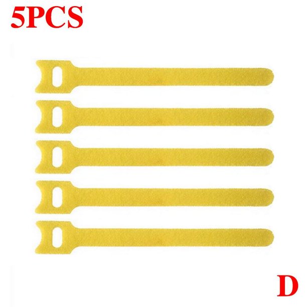 Reusable Cable Cord Nylon Strap Hook Loop Ties Tidy Organiser Wraps