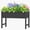 Black, variant on Weatherproof Raised Garden Bed, Outdoor HDPE Planter Box with Legs, Raised Planter Beds for Garden, Patio, Deck, Balcony (Black)