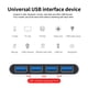 thumbnail image 3 of Tipo-C A USB Teclado Mouse U-DISK HUB USB-C Converter 4-IN-1 Portátil Portátil Acoplamiento rápido Splitter Desktop PC Suministros Inevent EL014575-00B, 3 of 7