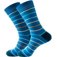 thumbnail image 1 of Dyfzdhu Adult Unisex Colorful Striped Mid Tube Socks Comfy Breathable Casual Crew Socks, 1 of 3