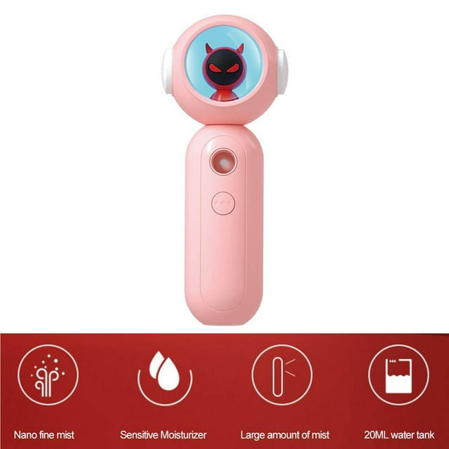 Mini Facial Steamer Portable Cute Mist Steam Sprayer Spa Skin Vaporizer