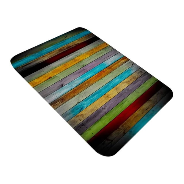Bearachild Alfombra colorida y fácil de limpiar para dormitorio, antideslizante y respetuosa con el medio ambiente, alfombra de poliéster para Juegos de accesorios de baño