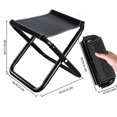 thumbnail image 3 of Shetay Camping Stool, Aluminum Alloy Bracket Folding Small Chair Portable Camp Stool for Outdoor BBQ Camping Fishing Hiking Gardening and Beach, Camping Seat with Carry Bag M, 3 of 4