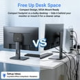 thumbnail image 3 of Blackview MP50 Mini PC AMD Ryzen 5 3500U (4 Cores/8 Threads) 16GB DDR4 512GB M.2 SSD, Small Desktop Computer Radeon Vega 8 Graphics, 4K Dual Monitor HDMI+DP, Windows 11 Pro for Home Office Business, 3 of 12