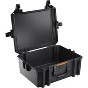 Pelican Vault V550 Equipment Case with Foam, Crushproof, Dustproof, Weather-Resistant, 4 Layers of Foam, 4 Push Button Latches - Black