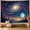 B, variant on XaaKee Tapestry Wall Hanging, Surreal Cosmic Landscape Rainbow Stars Tapestry For Bedroom, High-Quality Polyester Large Wall Tapestry For Living Room Dorm, 60x40Inch