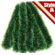 thumbnail image 3 of 60/2M Christmas Tinsel Ribbons Garland Green Wreath Cane Xmas Tree Hanging Pendent Ornaments Wedding Party Decoration Wholesale, 3 of 5