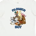 thumbnail image 4 of Inktastic Farmer Boy with Happy Farm Animals Boys or Girls Baby T-Shirt, 4 of 5