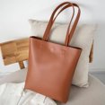 thumbnail image 2 of Tote Bag for Women Solid Color Casual Versatile CrossBody Purse Lightweight Large Capacity Shoulder Bag Trendy Travel Shopping Work Bag Tote Handbag, 2 of 5