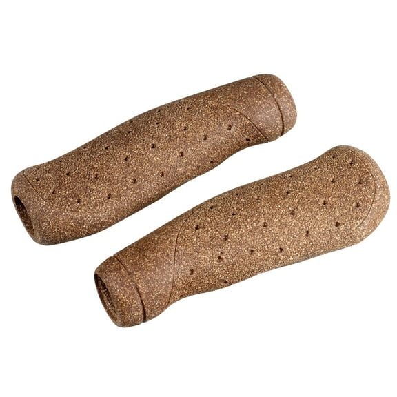 Ergotec OHIO Dura Cork Rubber Handlebar Grips in Brown