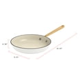 thumbnail image 6 of Beautiful 10-Inch Cast Enamel Fry Pan, White Icing by Drew Barrymore, 6 of 6