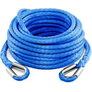 Winch Rope Extension 1/4 Inch x 50 Ft 10,000 Lbs, Synthetic Winch Extension Line Cable for Off Road Vehicle ATV UTV Truck etc (Blue) Visit the Store