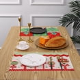thumbnail image 5 of Manteles de Navidad Juego de 4 manteles individuales para vacaciones de invierno, Navidad, cocina, comedor, mantel individual, accesorio de feliz año nuevo Zhivalor CPB-CJZ386-5, 5 of 5