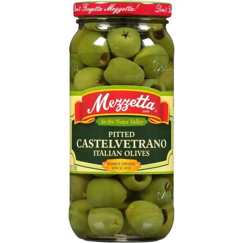 Mezzetta Pitted Castelvetrano Italian Olives, 8.0 oz