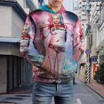 thumbnail image 6 of Unisex Harley Quinn Hoodies 3D Printed Pullover Hooded Sweatshirt with Pocket for Mens Womens, 6 of 7
