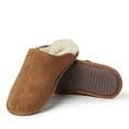 thumbnail image 3 of Fireside By Dearfoams Men's Warwick Genuine Shearling Scuff House Slipper, 3 of 5