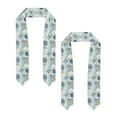 thumbnail image 2 of Haiem Algae Corals and Seashells Pattern Graduation Stole 2024 | Premium Satin Sash for Graduation Ceremony, 2 of 7