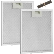 W10169961A 10.5 x 12 in Range Stove Grease Filter Compatible with Whirl.pool Ik.ea Kitchen.Aid Jenn.Air Brands Some Range Hoods - 2PC by