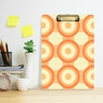 thumbnail image 2 of FORMRS Acrylic Clipboard with Low Profile Clip Standard A4 Letter Size, 12.5" x 9", Orange Circle, 2 of 8