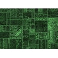 thumbnail image 1 of Ahgly Company Indoor Rectangle Oriental Emerald Green Modern Area Rugs, 8' x 12', 1 of 4