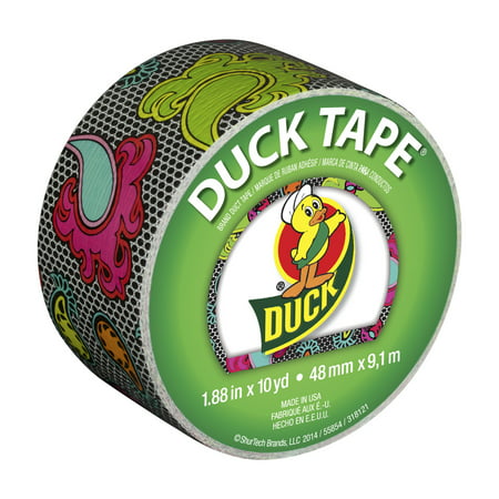 Printed Duck Tape Brand Duct Tape - Multicolor Lace, 1.88 in. x 10 yds ...