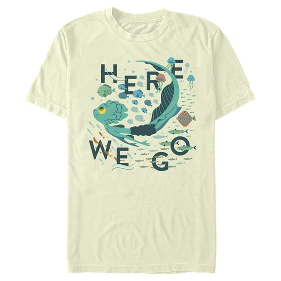 Men's Luca Here We Go  T-Shirt - Beige - Medium