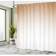 thumbnail image 4 of Ambesonne Geometric Shower Curtain, Ombre Geometric Print Art, 69"Wx84"L, Sand Brown, 4 of 4