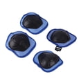 thumbnail image 3 of Casco 7 Piezas Conjunto De Casco De Bicicleta Para Niños Casco Coderas Muñequeras Monopatín Rodilleras Conjunto De Equipo De Protección Para Ciclismo Patinaje Azul, 3 of 5