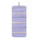 thumbnail image 2 of Organizador de joyas de doble cara, organizador de joyas colgante, soporte de joyería plegable de pared antienredos con 48 bolsillos. Violeta claro, 2 of 9