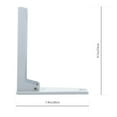 thumbnail image 2 of TABLZONE Retractable Microwave Oven Rack Carbon Steel Wear-resistant Holder for Home Appliance 1Pack, 2 of 8