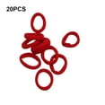 thumbnail image 4 of Jumpingount 20 piezas de banda para el cabello, estilo preppy elástico, alta densidad, decorativa, sin enganches, coleta, accesorios para niñas, rojo Type2 NO2 Jumpingount AP010531-03, 4 of 6