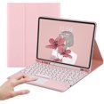 thumbnail image 1 of Keyboard Case For Ipad Air 5 2022/ipad Air 4 2020-touchpad Detachable Keyboard With Pencil Holder -slim Leather Folio Smart Cover For Ipad Air 5th/4th, 1 of 5