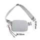 thumbnail image 2 of Bolso bandolera con correa ajustable, pequeño bolso de hombro para hacer ejercicio, correr, gris, 2 of 5