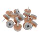 thumbnail image 3 of 40 Protectores De Suelo Deslizantes Con Almohadilla De Fieltro Atornillable Para Patas De Madera De Silla, Mesa Y Sofá (F24Mm O 0,95 Pulgadas), Color Marrón, 3 of 5