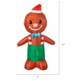 Holiday Time Yard Inflatables Gingerbread Man, 4 ft