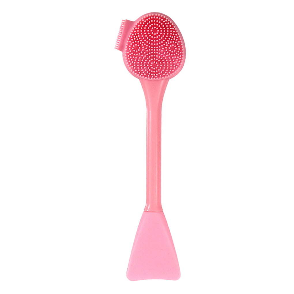 Face Cleansing Brush Silicone Face Massage Brush Exfoliating Facial Cleanser,  Double Head, Fish Shape, Pink - Walmart.com
