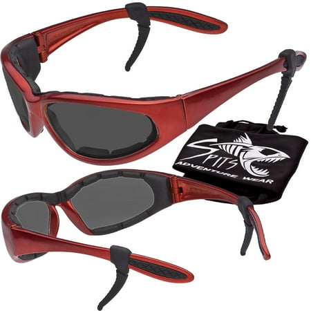 

Spits Eyewear Hercules Safety Glasses (Frame Color: Orange Frame With Foam Padding Lens Color: Smoke)