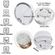 thumbnail image 5 of Luz de techo LED con sensor de movimiento Funciona con pilas Ip64 Montaje empotrado redondo para interiores y exteriores para cocina, dormitorio, baño, pasillo (pilas no incluida, 5 of 5