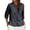 Navy, variant on T Shirts for Women Graphic Vintage Stylish Print Crew Neck 3/4 Length Sleeve Lightweight Button Up Linen Blend Shirt Top Women Graphic Tees Navy L