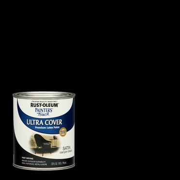 Canyon Black, Rust-Oleum Painter's Touch Ultra Cover Satin, Quart, 2 Pack