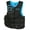 Cyan, variant on O'Brien Traditional Life Jacket Vest for Men, Black and Yellow, Medium