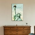thumbnail image 2 of wall26 - Canvas Wall Art - Ny Statue of Liberty - Gallery Wrap Modern Home Art | Ready to Hang - 12x18 inches, 2 of 3