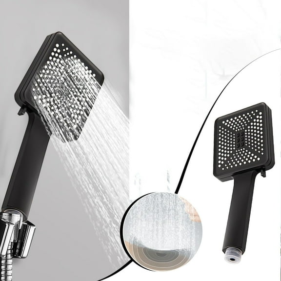 Limited Time Deal karymi Shower Head - High-Pressure Handheld Showerhead - Hard Water High Pressure 6 Spray Modes Handheld Shower Head for The Elderly, ChildrenCan Be Used for Home, Gym Tailgating