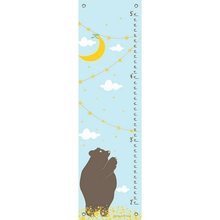 - Oopsy Daisy - Growth Chart Reach For The Moon 12x42 By Finny And Zook